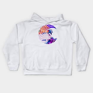 Peacock Art Kids Hoodie